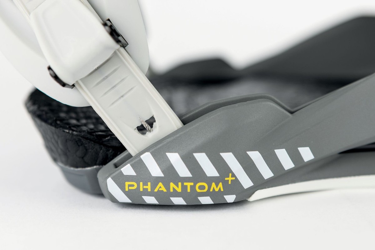 Nitro Phantom Plus Men's Snowboard Bindings, Tech Grey, Medium