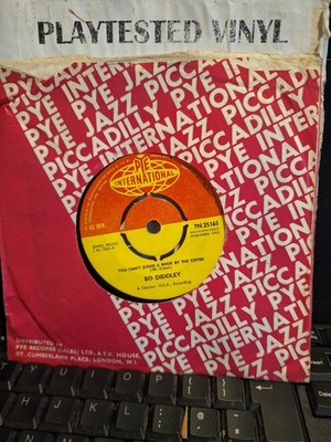 BO DIDDLEY YOU CANT JUDGE A BOOK BY ITS COVER / I CAN TELL PYE INT VG 7'' VINYL