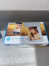 HP Sprocket Studio Digital Printer Smart Phone 4x6 Photos; w/ Supplies