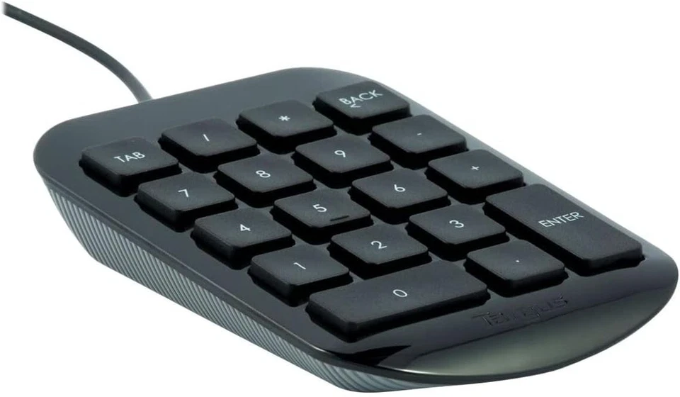 Targus USB Wire Numeric Keypad for Laptop Desktop Computer PC, Palm Size (AKP10E - Image 4 of 4