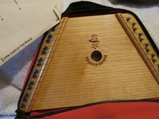 Melody Lap Harp storage bag and sheet music