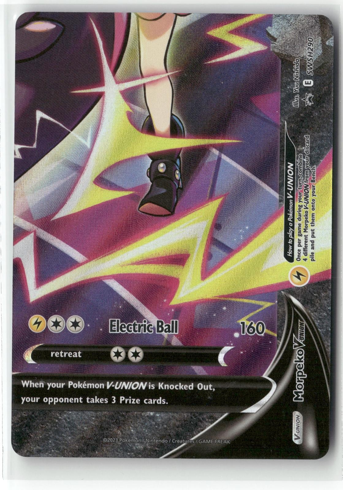 Morpeko V-Union SWSH290 Sword & Shield Promo Holo Pokemon Promo Near Mint