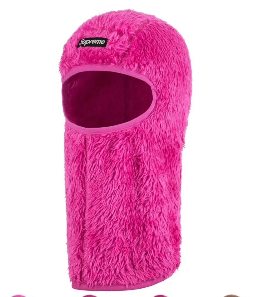 Supreme Fuzzy Balaclava pink one size ( FW 24) ships today