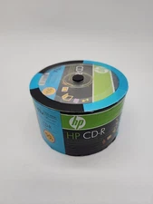 50 HP 52X CD-R CDR ECO Logo Top Blank 700MB Recordabale Disc Spindle OEM Genuine