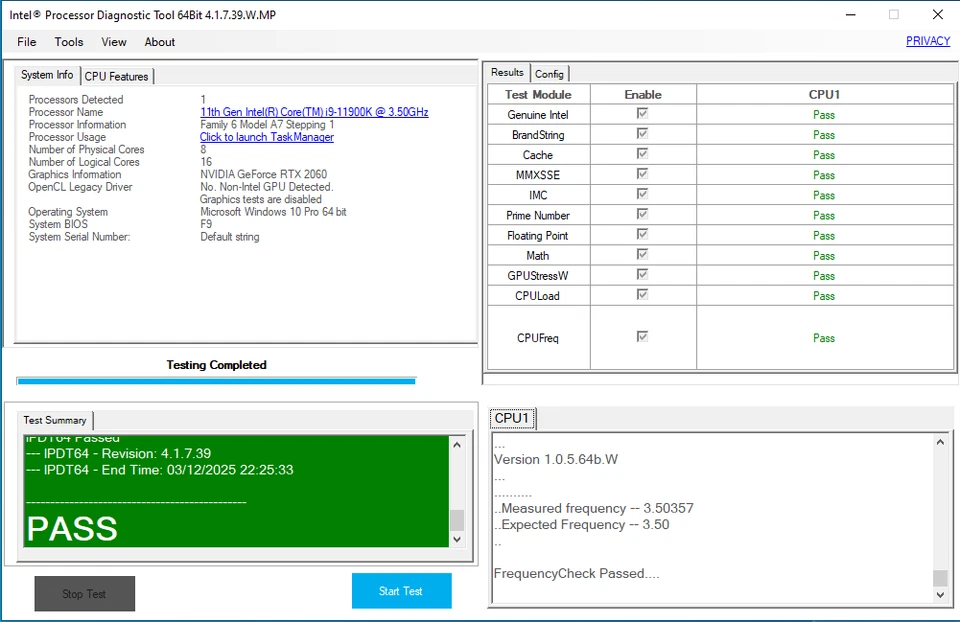 Processore Cpu Intel Core i9 11900K SRKND 3.5 GHz 16M LGA 1200 - STANDARD BOX - Immagine 2 di 2