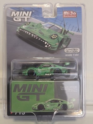 Mini GT 1 64 Porsche 911 GT3 R #80 GTD AO Racing 2023 Sebring 12