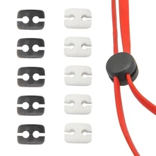 CCeCCe 10 Pack Earphone Cable Slider Y Splitter Detachable Clip Adjusting