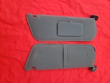 1987-1996 Ford Bronco F150 Driver & Passenger Sides Cloth Sun Visors SET Blue