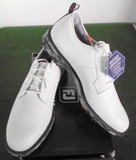 NIB FootJoy DryJoys Premiere Field Mens Golf Shoe, White, 10 Med., 54565, Blems