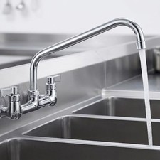 12 Inch Commercial Faucet Swivel Spout Replacement Kit Pre Rinse Wall Mount
