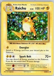 Raichu 36/108 XY Evolutions Holo Rare
