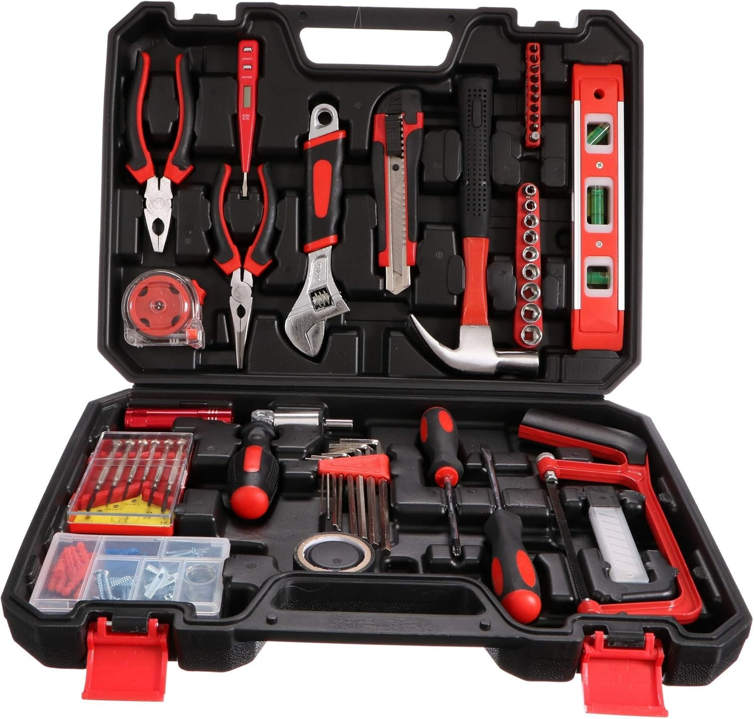 HOME 110 Pezzi in Una Valigetta Di Attrezzi | Set Da 4 Kg in Una Valigetta Di Al - 1