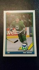 1991 - 1992 Topps NHL Blank Backs Error Cards (M-Z) YOU PICK