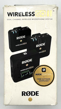 RODE Wireless Go II Dual Channel Wireless Microphone Audio System-ForParts AS IS