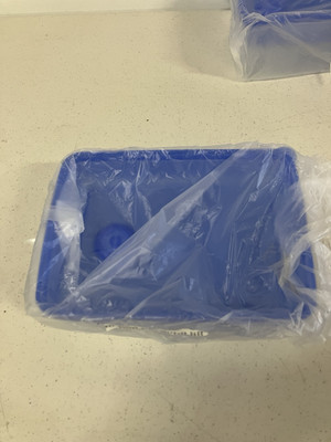Tupperware Ice Cream Keeper With Freeze Smart Dial  Blue NEW