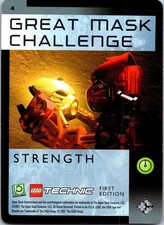 2001 Great Mask Challenge 4 Bionicle Quest For The Masks Upper Deck Trading Card
