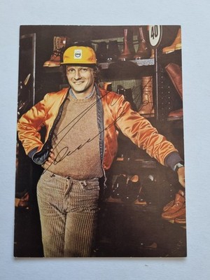 Niki Lauda  Formel 1 ''Schuh-Sporthaus'' Autogrammkarte / Postkarte