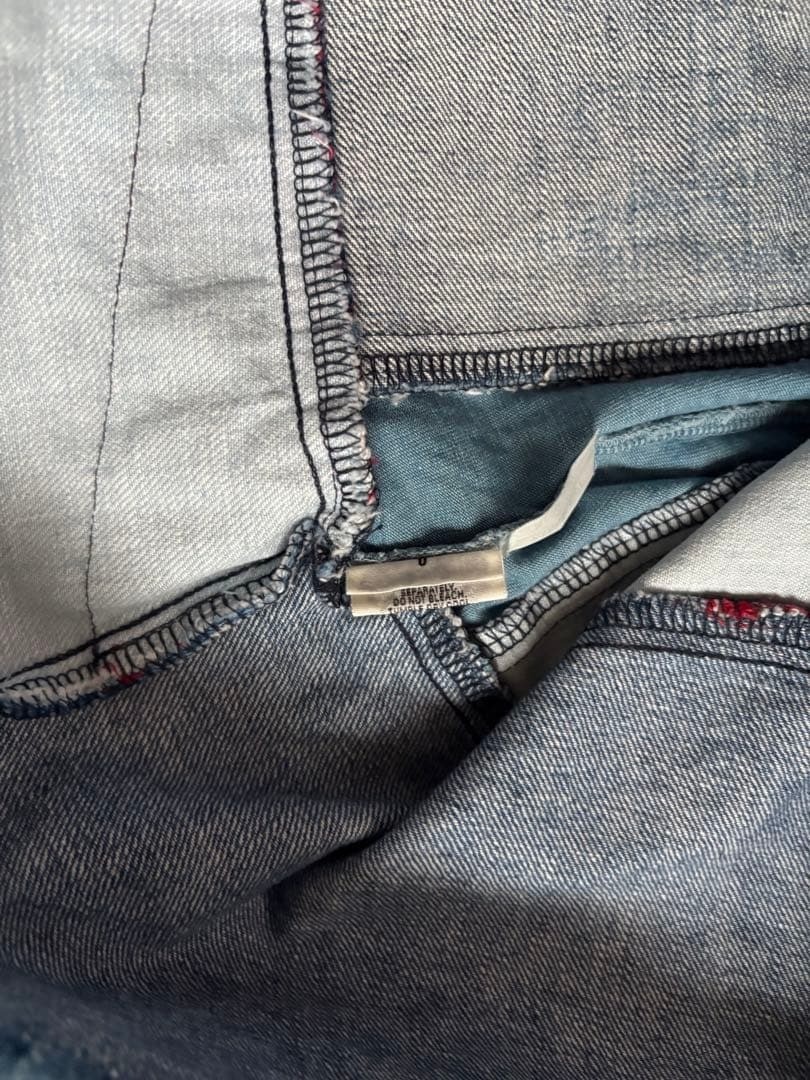 KAPITAL Patchwork Pattern BORO Oversize T-Shirt I… - image 9