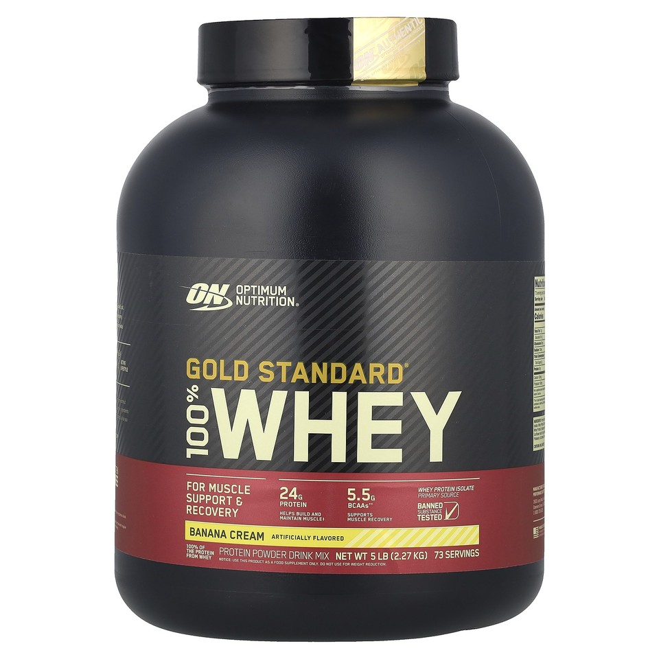 Gold Standard® 100% Whey, Banana Cream, 5 lb (2.27 kg)