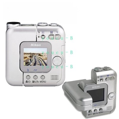 Nikon COOLPIX SQ Digital Camera 3.1MP 3x Optical Zoom Silver Date/Time Stamp
