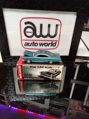 Auto World Vintage Muscle 1966 Mercury Comet Cyclone Light Blue 1/64