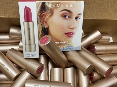 3X BareMinerals Mineralist Hydra Smoothing Lipstick Honesty .06oz New  Travel