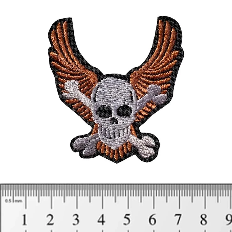 Death Band Logo Large Embroidered Sew-On Back Patch for Jacket Vest