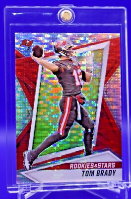 TOM BRADY PULSAR DAZZLE RAINBOW REFRACTOR PRIZM SP BUCS BEAUTY