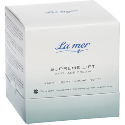 La mer SUPREME LIFT ANTI-AGE CREAM Nacht Parfümfrei, 50ml, PZN 18873119