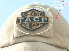 AFSOC JTAC TACP COMBAT CONTROL CCT BOMB DROPPER: Ball CAP + DEATH on CALL Patch