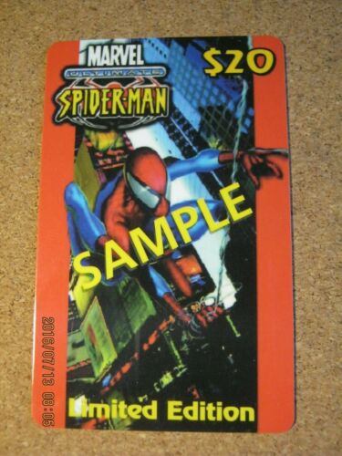 Promo Calling Card - Ultimate Spider-Man #1 Marvel 2002 - Phone             ZOB3 - Afbeelding 1 van 2