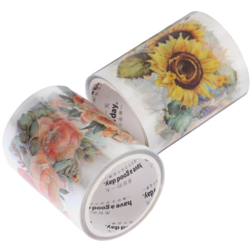  2 Rolls Delicate Sticker for Scrapbook Journaling Adhesive Tape - 第 1/12 張圖片