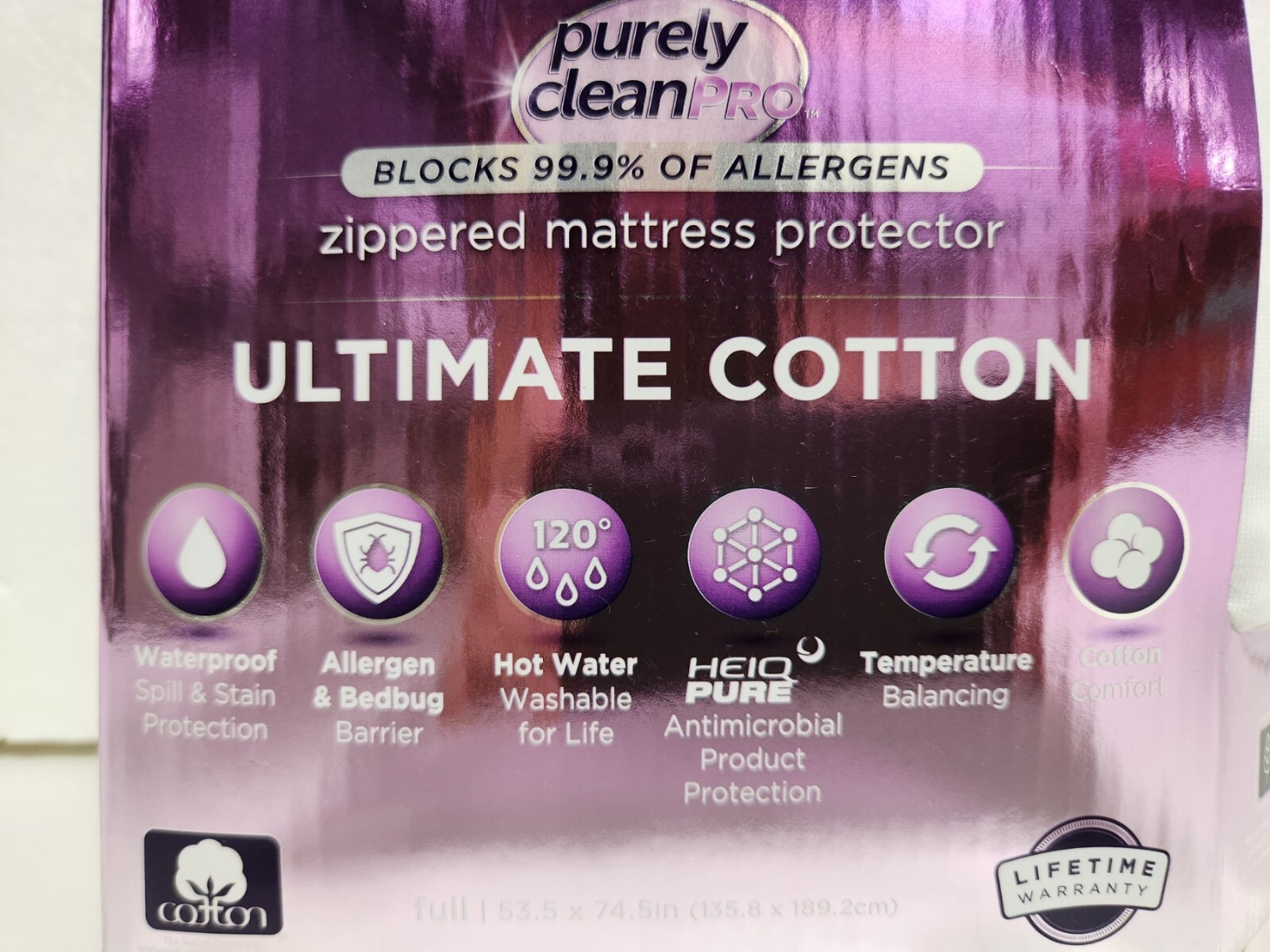Full Size Allerease Ultimate Mattress Protector Waterproof 100 Cotton