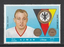 Ajman Uwe Seeler  Stamps Briefmarken Sellos Timbres