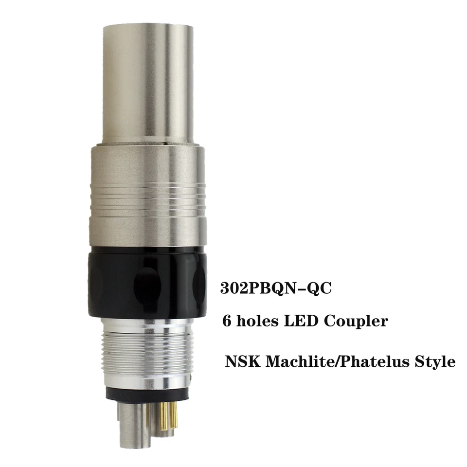 Acoplador de fibra óptica KAVO MULTIflex NSK 4 6 orificios para pieza de mano de alta velocidad Foto 4 de 4