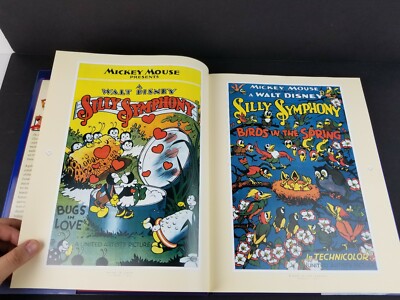 DISNEY POSTER THE ANIMATED FILM CLASSICS BOOK FROM MICKEY MOUSE TO