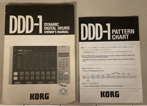 KORG DDD-1 DIGITAL DRUMS OWNER MANUAL