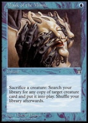 MTG magic cards 1x Mask of the Mimic Stronghold Light Play, English | eBay MTG magic cards 1x Mask of the Mimic Stronghold Light Play, English | eBay