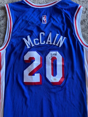 Jared McCain Signed Autograph Auto Philadelphia 76ers Sixers