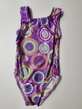 Illusions Leotard Size child 6 Gymnastics Purple gym