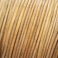 10 Ft Natural Tan Real Leather 1mm Necklace Cord