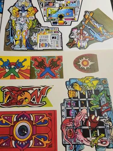 castle of greyskull heman motu new replacement vintage sticker sheets masters