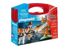 Playmobil 70310 City Action Valisette Pompier Fire Rescue Soldat du Feu NEUF