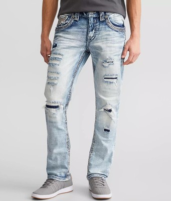 Rock Revival Mens Jean Oscar Alternative Alt Straight 44 x 32  display picture 1