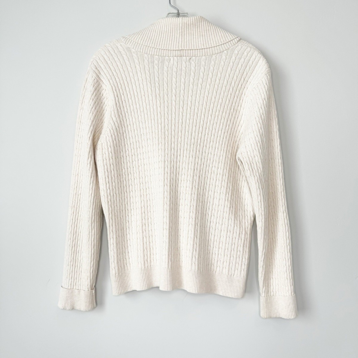 Croft Barrow Cardigan Button Down Collared Size M Pockets