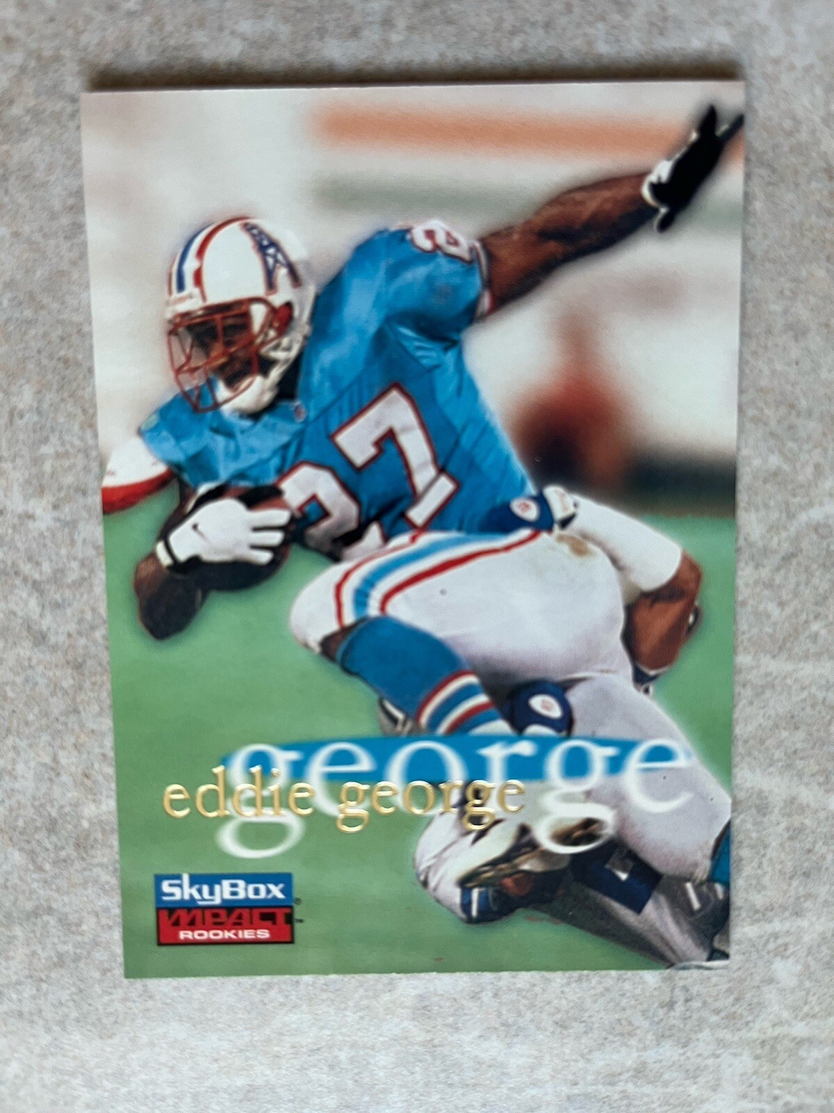 1996 Skybox Impact Rookies #24 Eddie George RC Rookie NFL Houston Oilers
