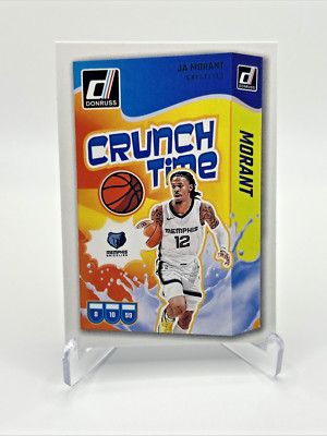 2024-25 Donruss Basketball Crunch Time Gold Press Proof Ja Morant Grizzlies TZ