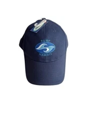 AJW Surfware Hawaiian Classic Mens Adjustable Hat Surf Hawaii Embroidered OS New