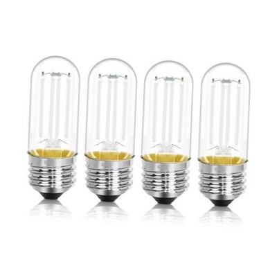4 Pack 3.2 Inch T10 Light Bulb, E26 Base Edison Bulbs 3.2 In 6W（4 Pack) Blue