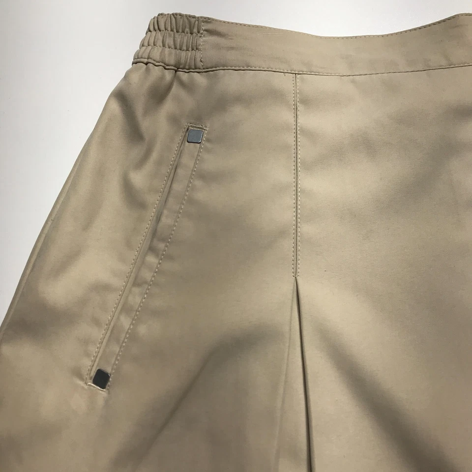 Falda Jamie Sadock Mujer 12 Tostado Caqui Plisada Cintura Elástica Bolsillos Exterior Foto 4 de 4